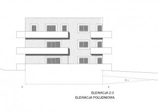 Blok Apartamentowy 9  - elewacja - 2